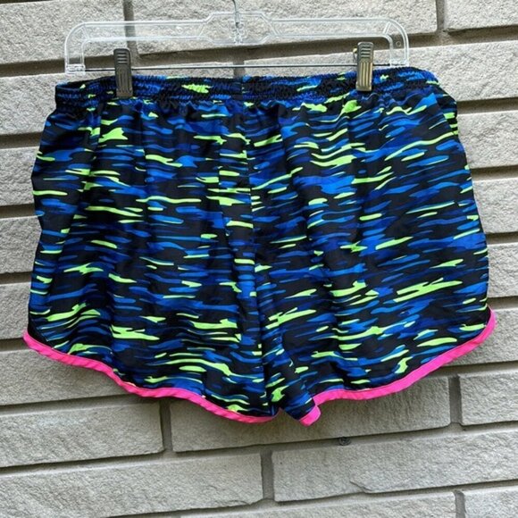 Nike Running Shorts Camo/Neon Sz XL - Picture 7 of 10